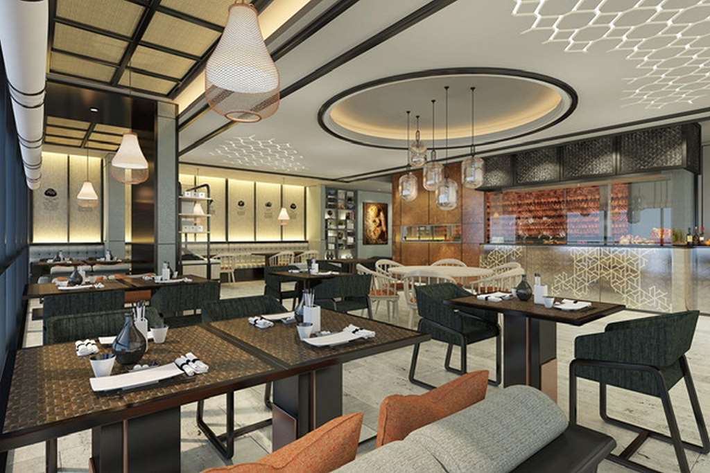 Hotel Hilton Dili Palm Springs Restauracja zdjęcie